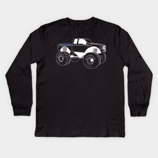 Monster truck Kids Long Sleeve T-Shirt